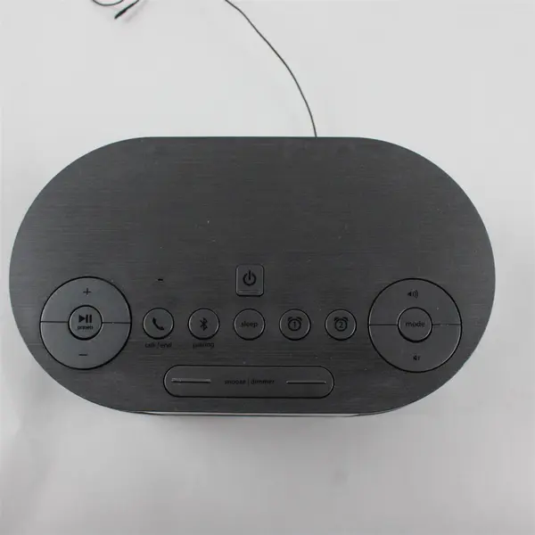 iHome iBT38 Dual Alarm Clock Bluetooth Speaker Radio Untested