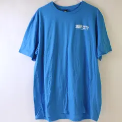 District Les Schwab Tires Surf City Classic Blue T-Shirt 2XL