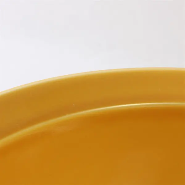 Tabletops Unlimited Over and Over Yellow Ceramic Serving Bowl 11.5 in