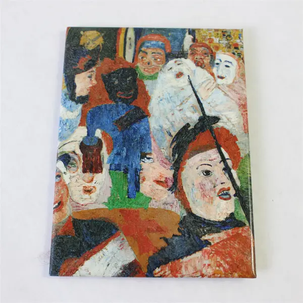 James Ensor Brussels 1889 Getty Museum Set of 3 Souvenir Refrigerator Magnets