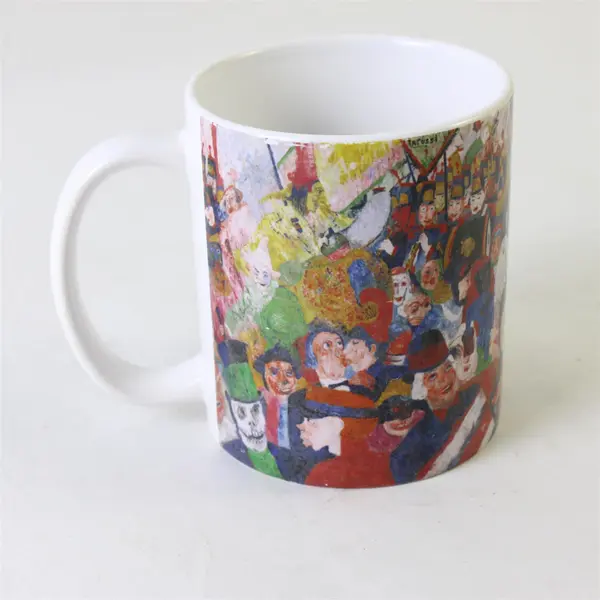 Getty Museum Christ's Entry Into Brussels In 1889 James Ensor Souvenir Mug