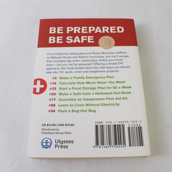 The Prepper's Pocket Guide 101 Easy Things You Can Do by Bernie Carr 2011 PB