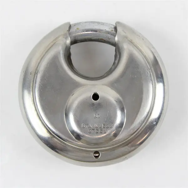 Master No. 40 Stainless Steel Hardened Disc Padlock 1 Key