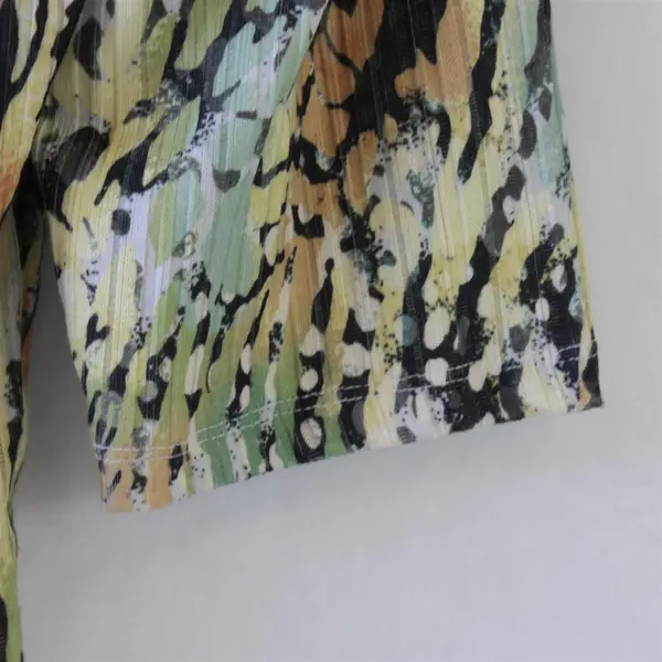 Alfred Dunner Petite Large Multicolor Blouse 3/4 Sleeve Women's PL