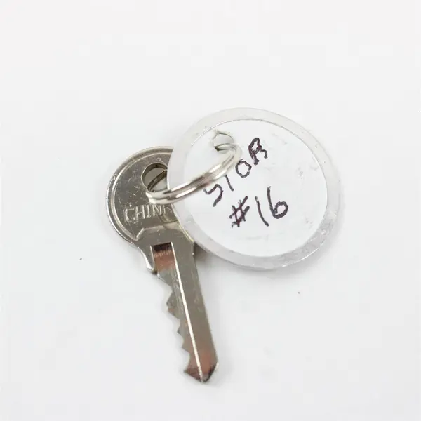 CHINROSE D70 Stainless Steel Disc Padlock w/ 1 Key Round Hardened Lock