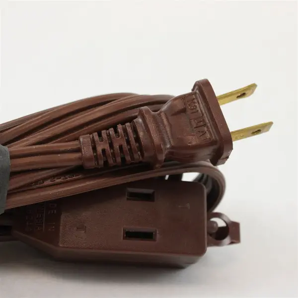 Lot of 3 Brown Extension Cords Used Pre-Owned