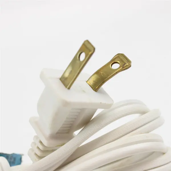 GE Lot of 3 Extension Cords White & Green Used Pre-Owned