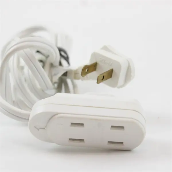 Lot of 2 APOLLO Triple Outlet Extension Cords Used