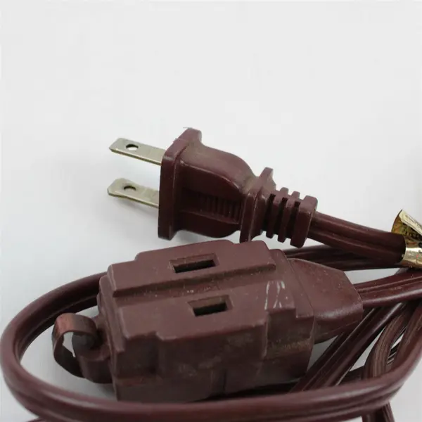 Lot of 2 Brown Extension Cords