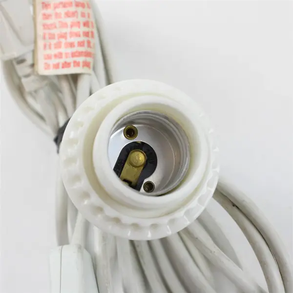 Pendant Light Kit, White Plug in Hanging Lantern Cord Cable E26 E27 Corded