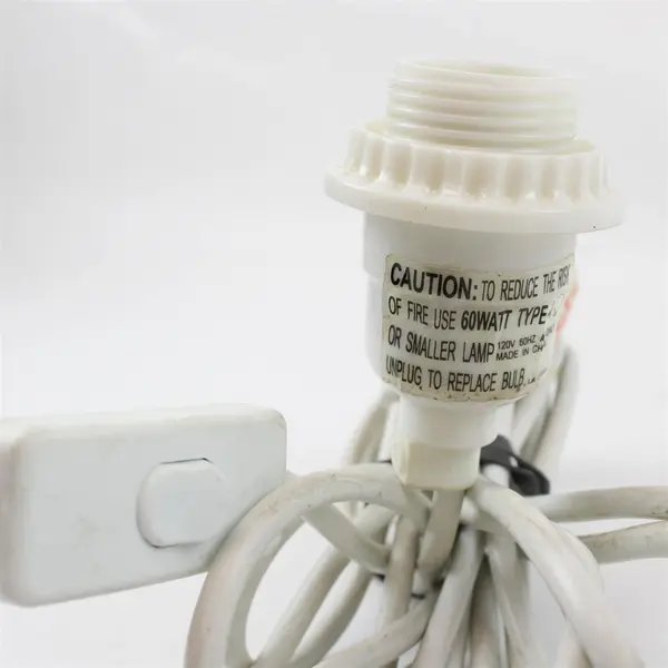 Pendant Light Kit, White Plug in Hanging Lantern Cord Cable E26 E27 Corded