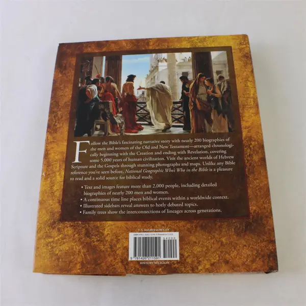 National Geographic Who's Who in the Bible Jean-Pierre Isbouts 2013 Hardcover DJ