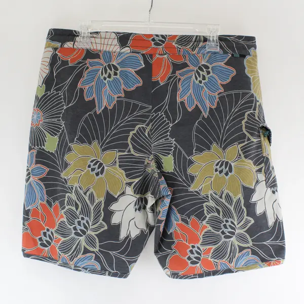 Vissla Shorts Mens 36 Floral Swim Trunks Drawstring
