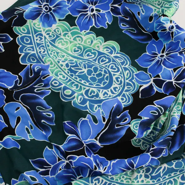 Speedo Tropical Blue Green Floral One Piece Swimsuit Women's 18