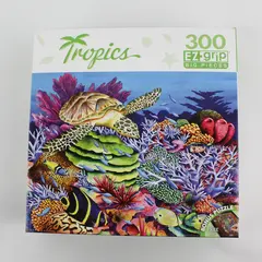 MasterPieces 300-Pc EZ-Grip Sea Turtle Cove Jigsaw Puzzle Complete