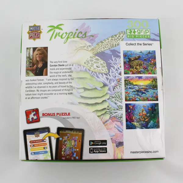 MasterPieces 300-Pc EZ-Grip Sea Turtle Cove Jigsaw Puzzle Complete
