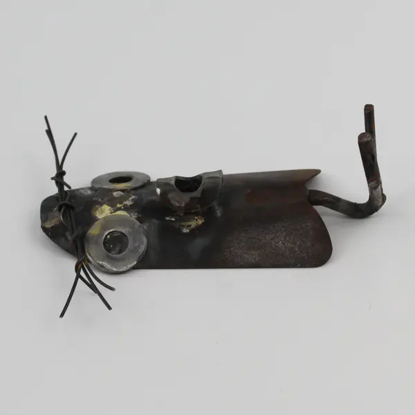 Handmade Owl Trowel Metal Art Sculpture