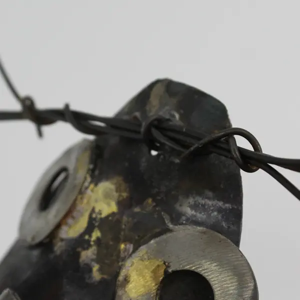Handmade Owl Trowel Metal Art Sculpture