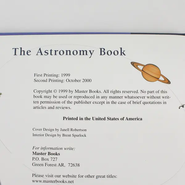 The Astronomy Book by Jonathan Henry Wonders of Creation Series 2000 Hardcover