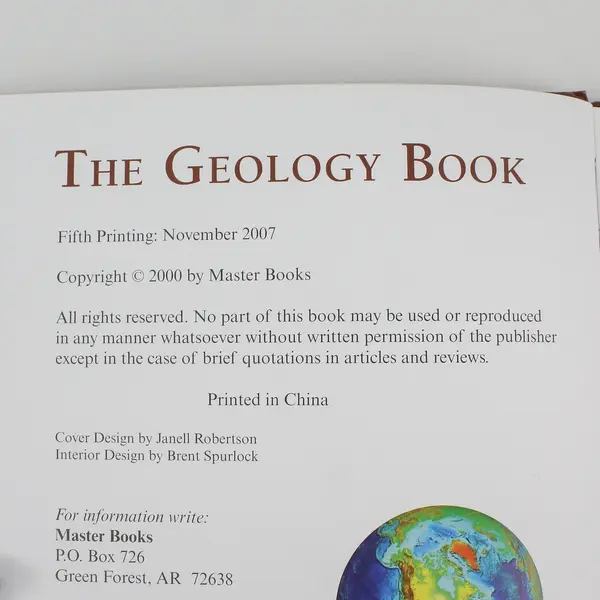 The Geology Book John D Morris Master Books Hardcover