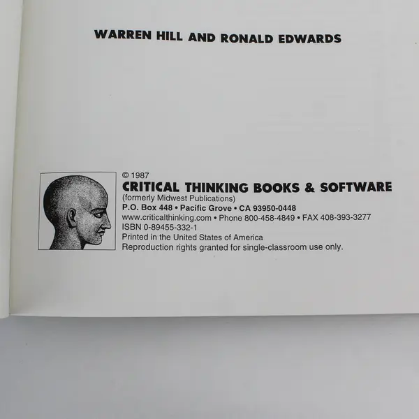 Primary Building Thinking Skills Warren Hill Ronald Edwards 1987 Paperback 