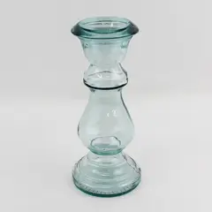 Vidrios San Miguel Aqua Tinted Recycled Glass Vase 12"
