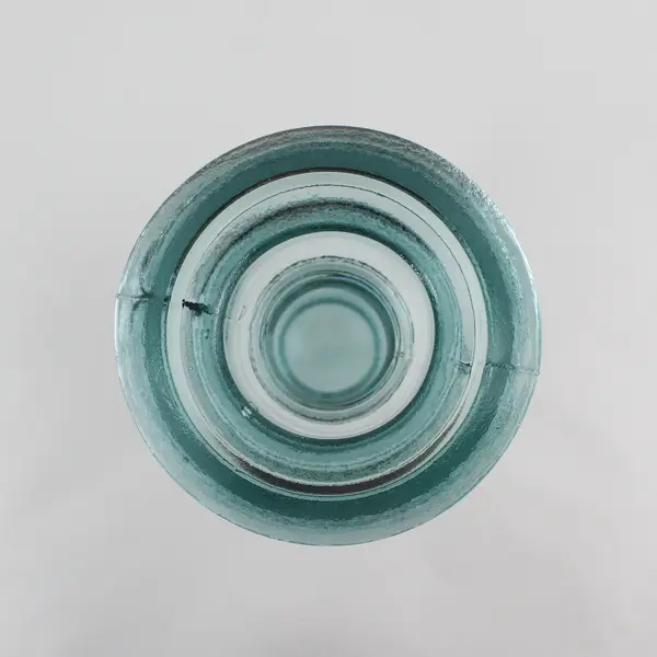 Vidrios San Miguel Aqua Tinted Recycled Glass Vase 12"