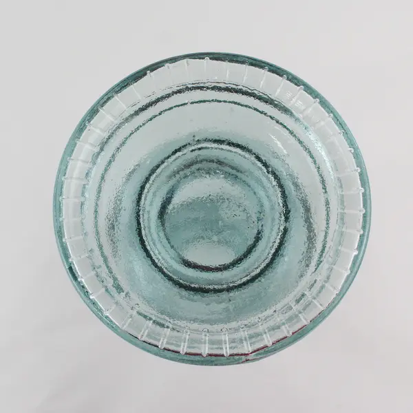 Vidrios San Miguel Aqua Tinted Recycled Glass Vase 12"