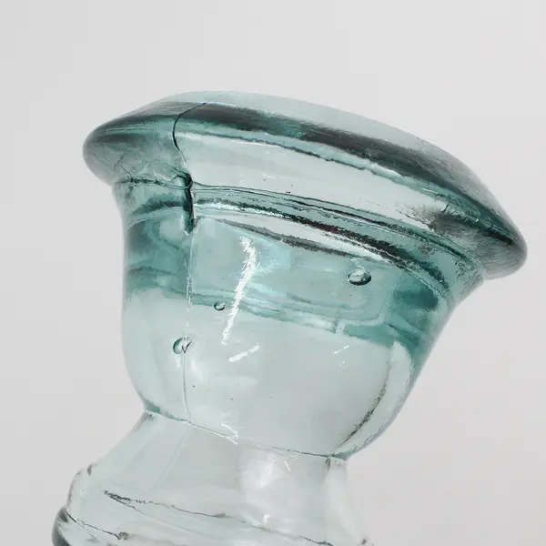 Vidrios San Miguel Aqua Tinted Recycled Glass Vase 12"