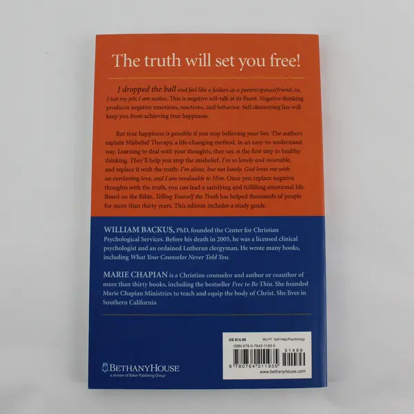 Telling Yourself the Truth William Backus Marie Chapian 2000 PB Self Help