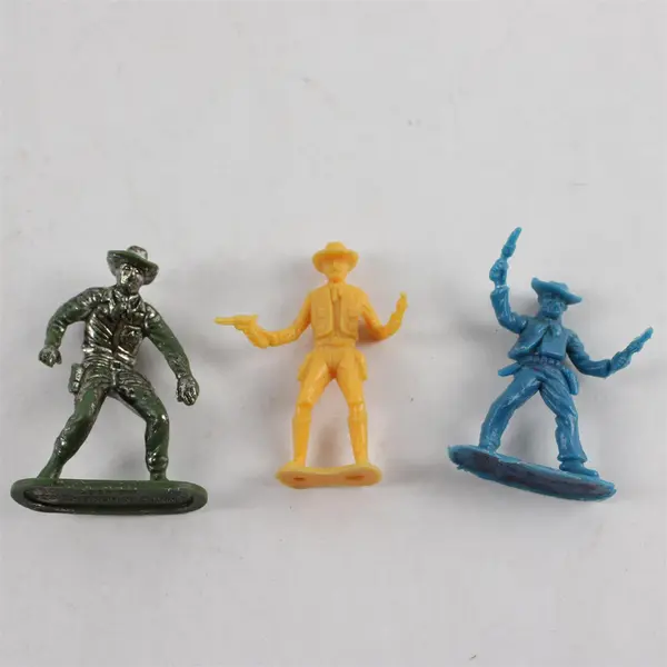 Vtg 1950's Marx Sears Heritage Fort Apache Playset Pieces - 65 Cowboys