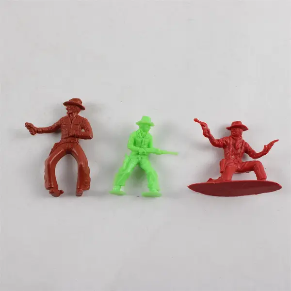 Vtg 1950's Marx Sears Heritage Fort Apache Playset Pieces - 65 Cowboys