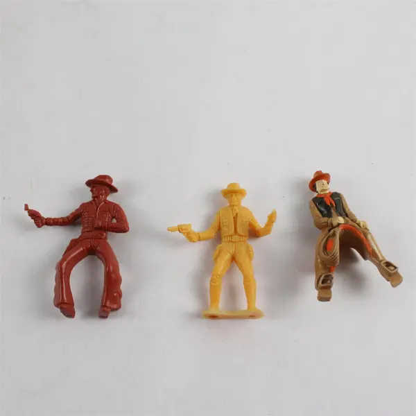 Vtg 1950's Marx Sears Heritage Fort Apache Playset Pieces - 64 Cowboys