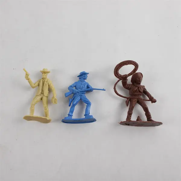 Vtg 1950's Marx Sears Heritage Fort Apache Playset Pieces - 64 Cowboys