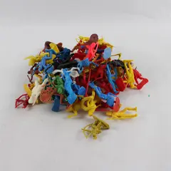 Vtg 1950's Marx Sears Heritage Fort Apache Playset Pieces - 65 Native Americans