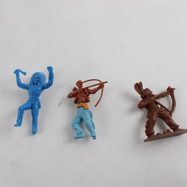 Vtg 1950's Marx Sears Heritage Fort Apache Playset Pieces - 75 Native Americans