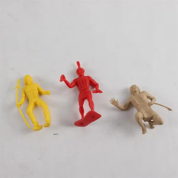 Vtg 1950's Marx Sears Heritage Fort Apache Playset Pieces - 75 Native Americans