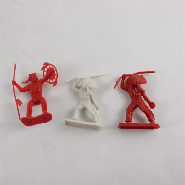 Vtg 1950's Marx Sears Heritage Fort Apache Playset Pieces - 75 Native Americans