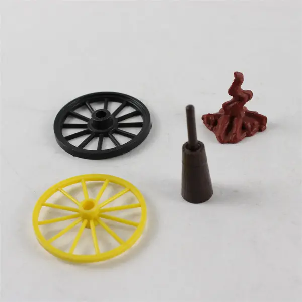 Mixed Lot of 15 Vtg 1950's Marx Sears Heritage Fort Apache Playset Pieces  