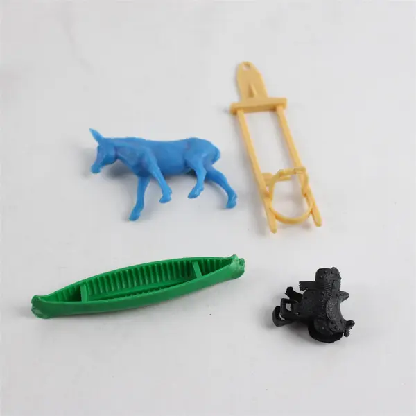 Mixed Lot of 15 Vtg 1950's Marx Sears Heritage Fort Apache Playset Pieces  