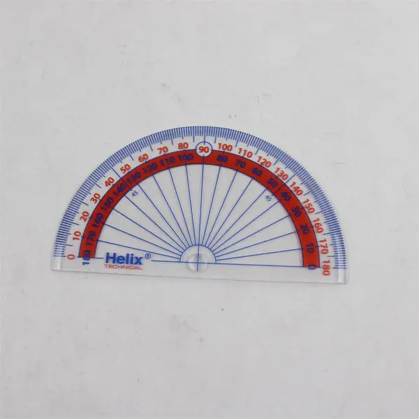 Lot of 5 Protractors Standard & Mini Math Angle Measuring Tools
