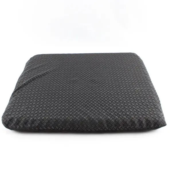 Gel Seat Cushion for Long Sitting Black 14x16 Office Car Wheelchair