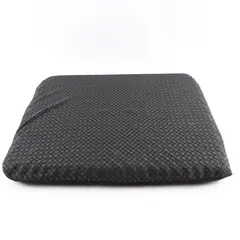 Gel Seat Cushion for Long Sitting Black 14x16 Office Car Wheelchair