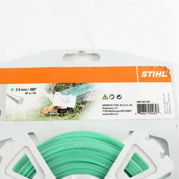 Stihl Premium Round Trimmer Line - 2.0 mm / .080" in Green