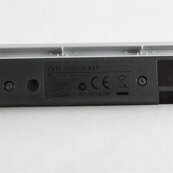 Nintendo Wii Sensor Bar RVL-014 OEM Replacement Black Gray Untested