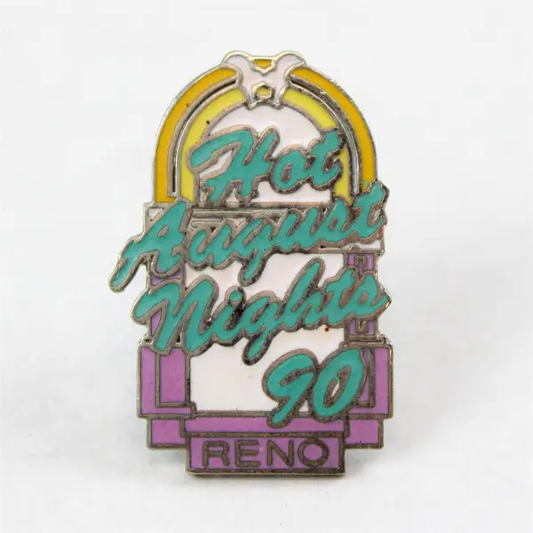 Pacific Designs Hot August Nights Reno 90 Lapel Pin Collectible