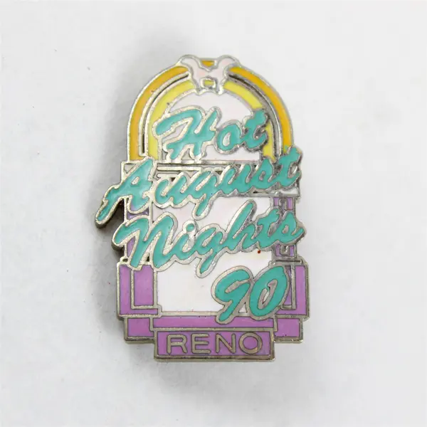 Pacific Designs Hot August Nights Reno 90 Lapel Pin Collectible