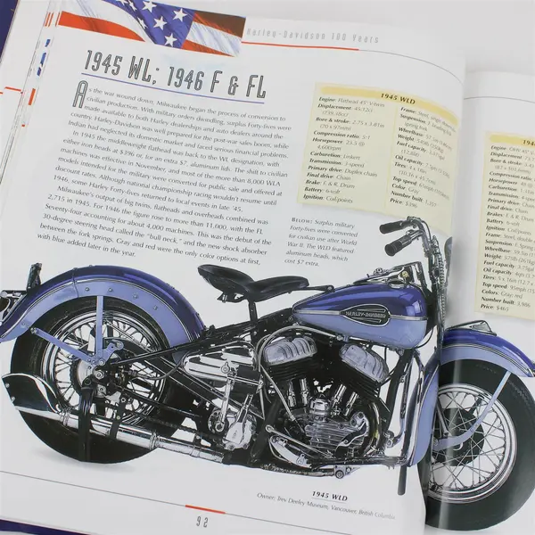 America Celebrates 100 Years of Harley-Davidson Tod Rafferty Book