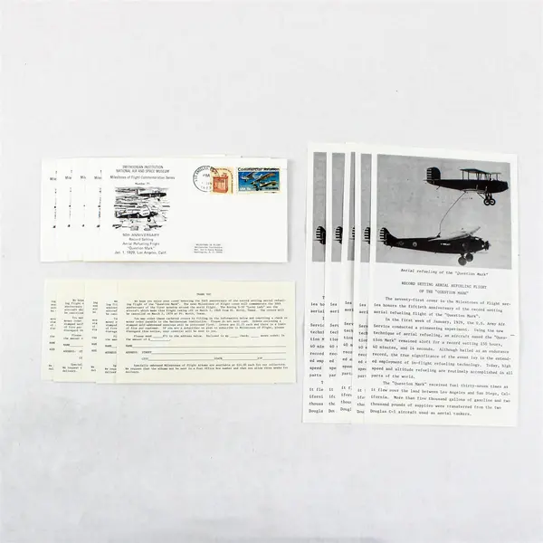 Lot Of 5 50th Anniversary Aerial Refueling Flight 1979 Milestones Covers