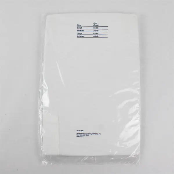 Royal Comfort Men's Large White Short Sleeve Polo Shirt 100% Cotton